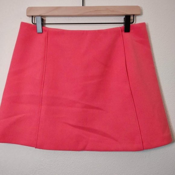 Zara Pink Sam Mini A Line Skirt M - Picture 1 of 6